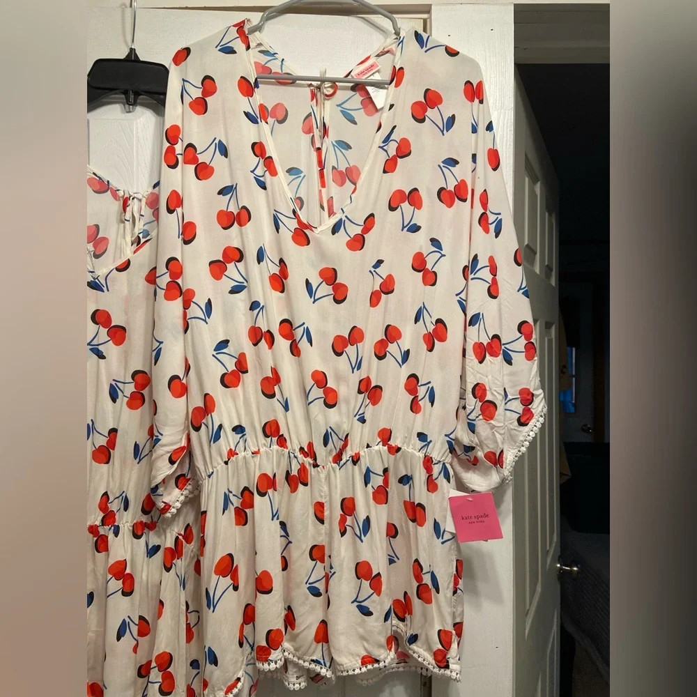 🍒🍒Kate Spade Cherry Toss Playsuit🍒🍒Small